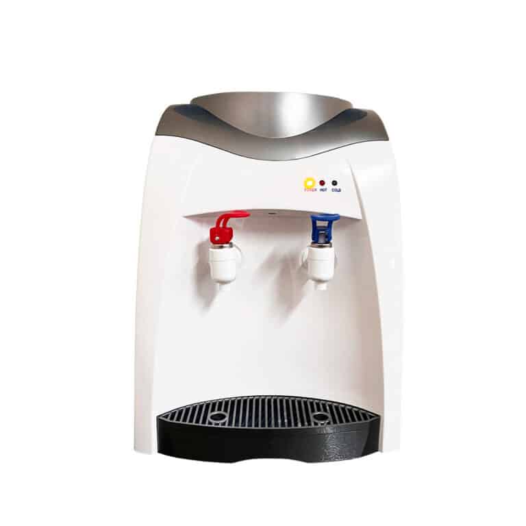 Agua purificada a domicilio. Dispensador de agua dos salidas, agua caliente y fría.