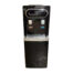 Dispensador pedestal de dos salidas para agua fría y caliente, con seguro y antideslizante de vaso, para bidón de 20 litros retornables. Sistema: Ventilador