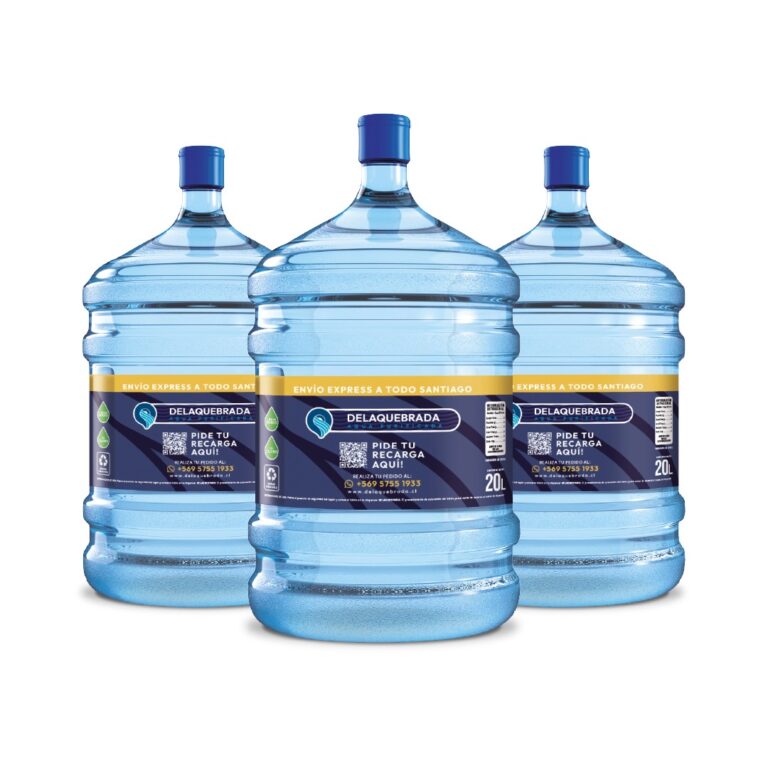 Agua purificada recargas con envío en 24 horas.