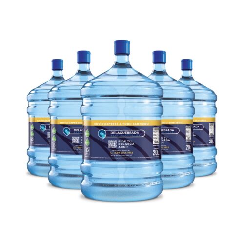 5 Bidones de 20 litros